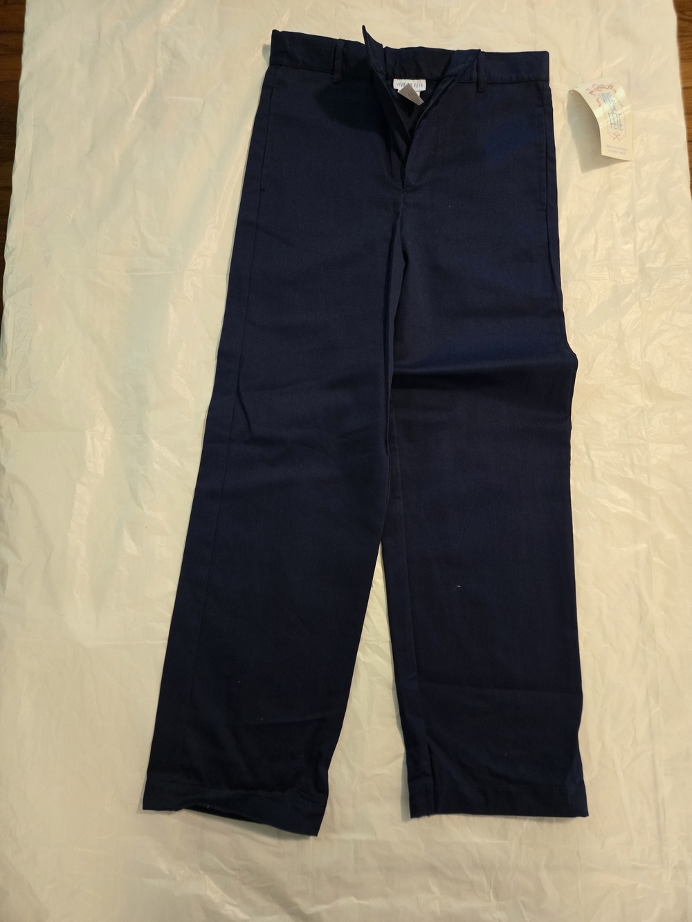 NWT Vive La Fete Navy School Uniform Pants Size 8